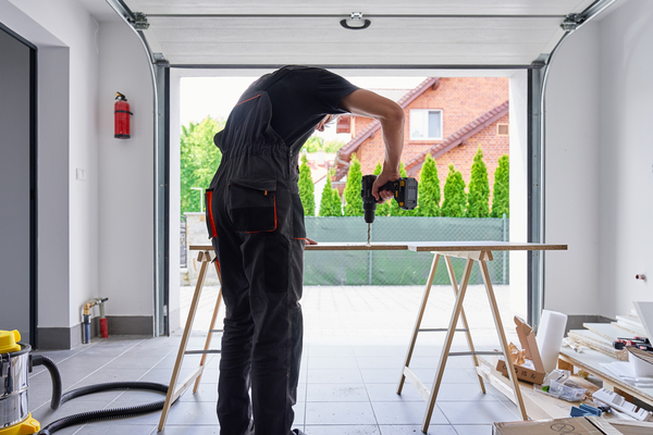 DIY Garage Workshop Wood Drilling garage workshop, diy garage workshop ideas, garage shop ideas, shop plans, garagegymreviews, garage renovation