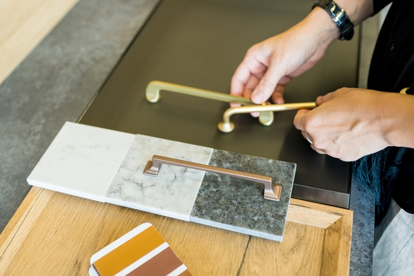 home depot kitchen countertop samples and hardware selection